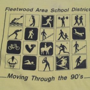 Vintage 1980s Fleetwood School District T-Shirt XL