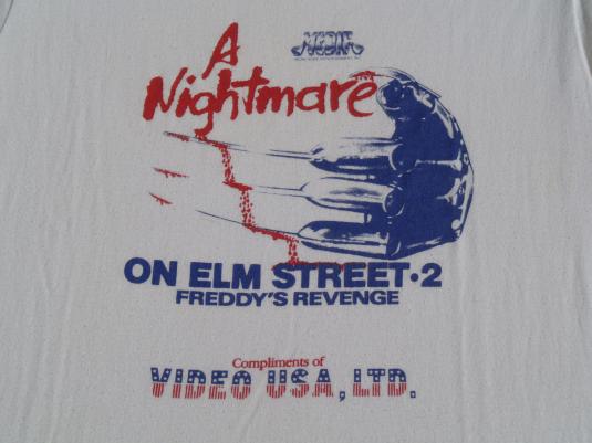 Vintage 1986 Nightmare on Elm Street 2 Promo T-Shirt L