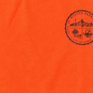 Vintage 1990s Winter Park City of Homes Orange T-Shirt XXL