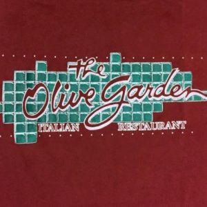 Vintage 1990s Olive Garden Italian Restaurant T-Shirt XL