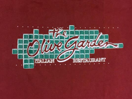 Vintage 1990s Olive Garden Italian Restaurant T-Shirt XL