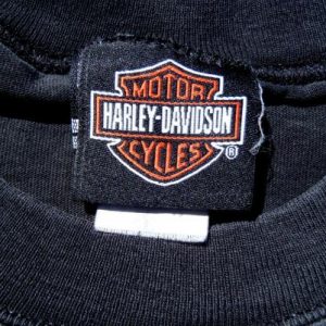 Vintage 2000s Black Harley Davidson Motorcycles T-Shirt L