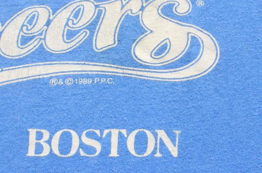 Vintage 1980s Cheers of Boston Blue Souvenir T-Shirt L/XL