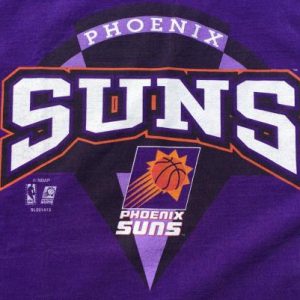 Vintage 1990s Phoenix Suns NBA Oversize Purple T-Shirt XL