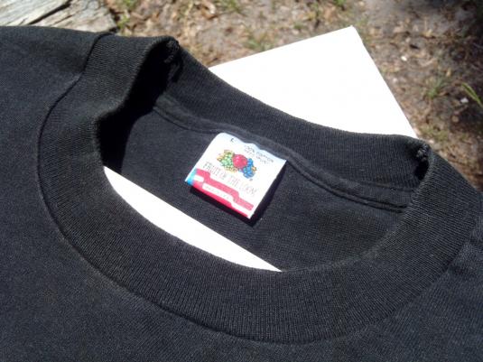 Vintage 1980s Black Earth Recycle EDF Cotton T-Shirt L