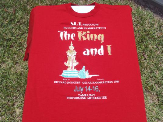 Vintage 1990s The King and I Red T Shirt L