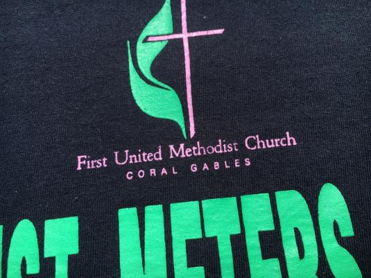 Vintage 1990s 5000 Methodist Meters Black T-Shirt L