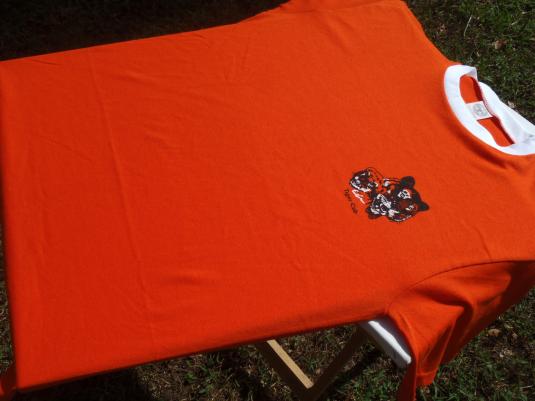 Vintage 1990s Tiger Cub Scouts Orange Ringer T-Shirt M