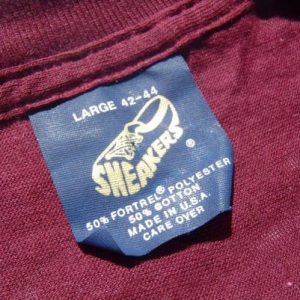 Vintage 1980s Burgundy OcuClear Three Times Longer T Shirt L