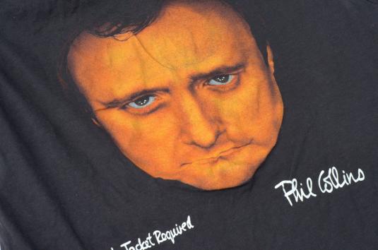 Vintage 1985 Phil Collins Concert Tour Sleeveless T Shirt XL