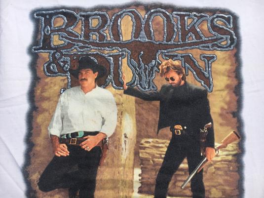 Vintage 1996 Brooks & Dunn Borderline Concert Tour T Shirt L