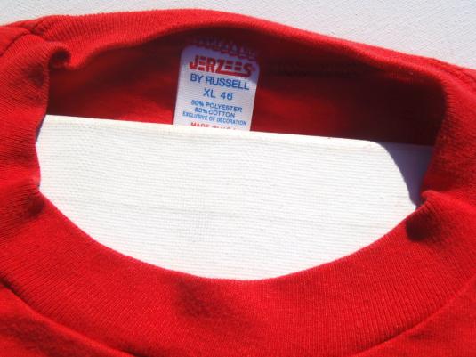 Vintage 1980s East Bay High School Red T-Shirt XL