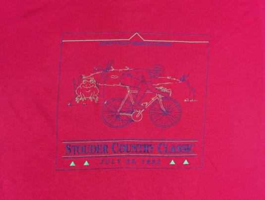 Vintage 1992 Stouder Country Classic Bicycle Race T-Shirt XL