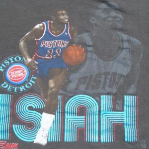 Vintage 1991 Isiah Thomas Detroit Pistons NBA Cotton T-Shirt