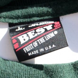 Vintage 1994 American Karate Studios Green T Shirt L