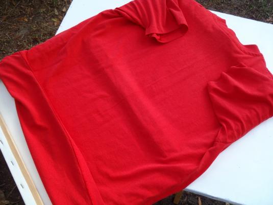 Vintage 1980s Charleston SC Sand Dollars Red T Shirt L
