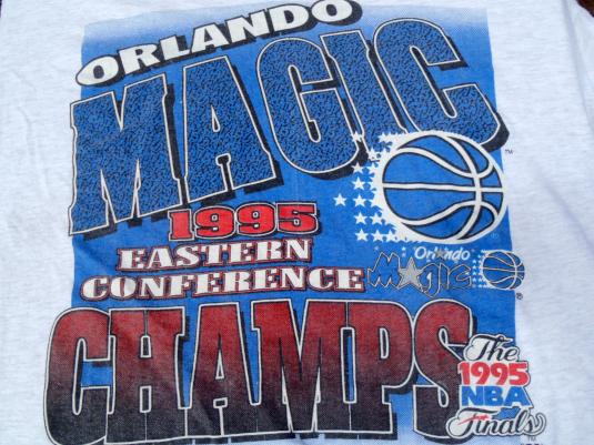 Vintage 1990s Heather Gray Orlando Magic Champs T Shirt M/L