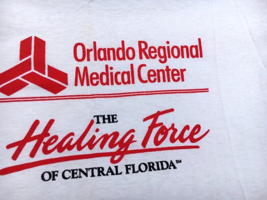 Vintage 1980s Orlando Regional Medical Center White T-Shirt