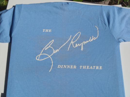 Vintage 1981/82 Burt Reynolds Dinner Theatre T-Shirt M