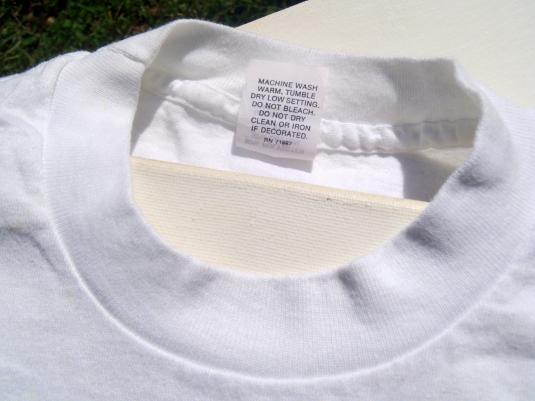 Vintage 1991 Gulf War Yellow Ribbon White T-Shirt XL