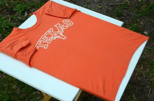 Vintage 1970s University of Texas Orange T ShirtS/M