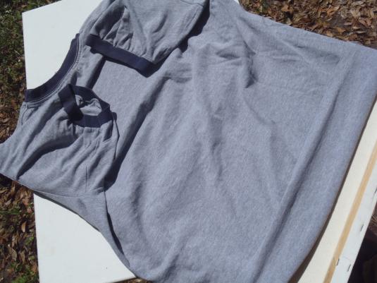 Vintage 1990s Heather Gray Salvation Army Ringer T-Shirt XL