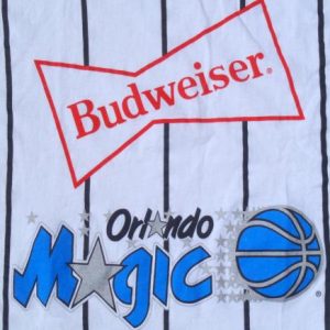 Vintage 1990s White Orlando Magic NBA Budweiser T-Shirt L/XL