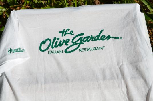 Vintage 1980s Olive Garden Restaurant T-Shirt L