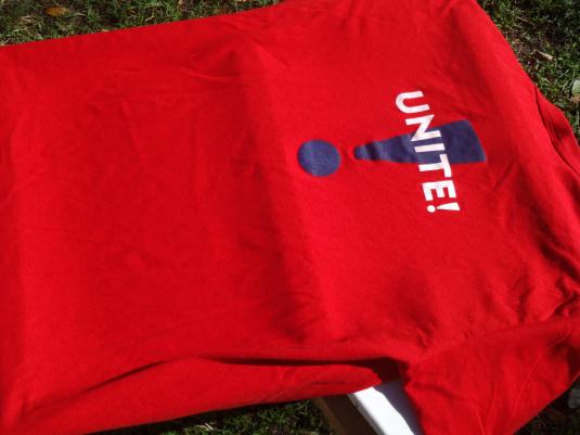 Vintage 1995 UNITE Trade Union First Convention T-Shirt XL