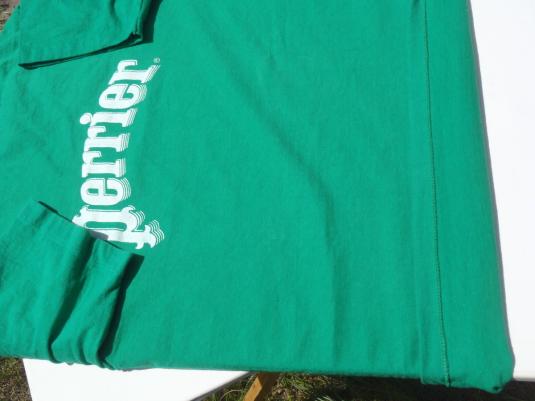 Vintage 1980s Perrier Water Green Advertising T-Shirt M