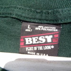 Vintage 1990s Green Montana Wildlife T-Shirt L Best