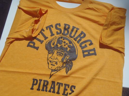 Vintage Pittsburgh Pirates Shirt 80s Baseball Tshirt -  Denmark