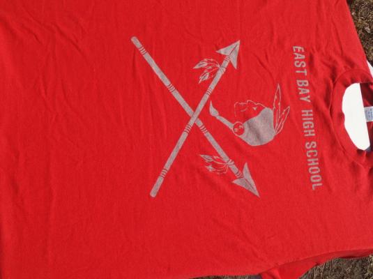 Vintage 1980s East Bay High School Red T-Shirt XL