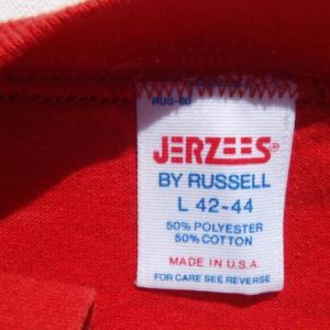 Vintage 1985 Cardinal Band Red T Shirt L