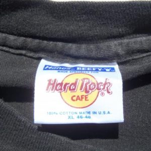 Vintage 1990s Hard Rock Cafe Orlando Black T Shirt XL