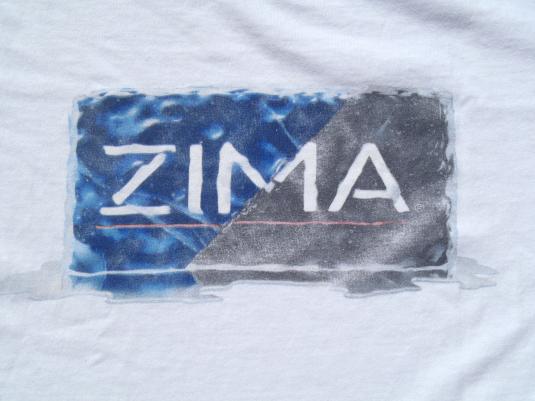 Vintage 1990s Zima Malt Beverage White T-Shirt XL by Russell