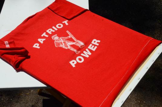 Vintage 1980s Liberty Patriot Power Red T-Shirt M