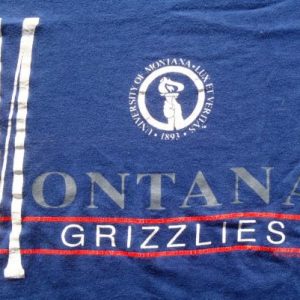 Vintage 1991 University of Montana Throwback T Shirt L