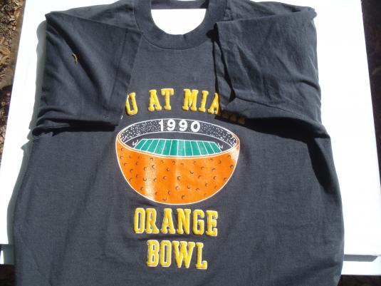 Vintage 1990 Orange Bowl T-Shirt L