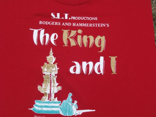 Vintage 1990s The King and I Red T Shirt L