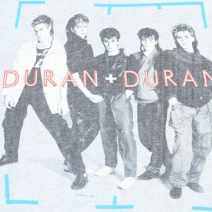 Vintage 1984 Duran Duran Wild Boys Concert Tour Gray T Shirt