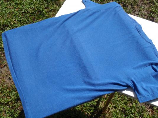 Vintage 1982 Marine Corps Marathon Blue T Shirt L