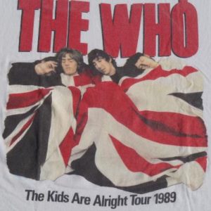 Vintage 1989 The Who "The Kids Are Alright" Tour T-Shirt XL