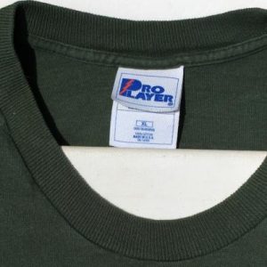 Vintage 1990s Green Bay Packers Title Town Defense T-Shirt