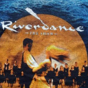Vintage 1990s Riverdance the Musical Black T-Shirt L