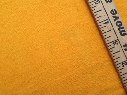 Vintage 1980s You Are in My Heart Yellow Pocket T Shirt L