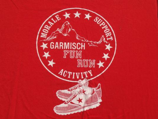 Vintage 1980s Garmisch Fun Run T-Shirt L