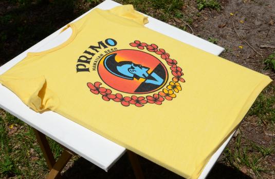 Vintage 1970s Primo Beer Hawaii Yellow Tourist T ShirtS/M | Defunkd