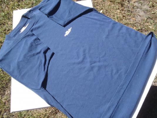 Vintage 1980s Air Force Aim High Navy Blue T Shirt XL