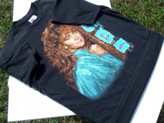 Vintage 1993 Reba McEntire Black Concert Tour T-Shirt L